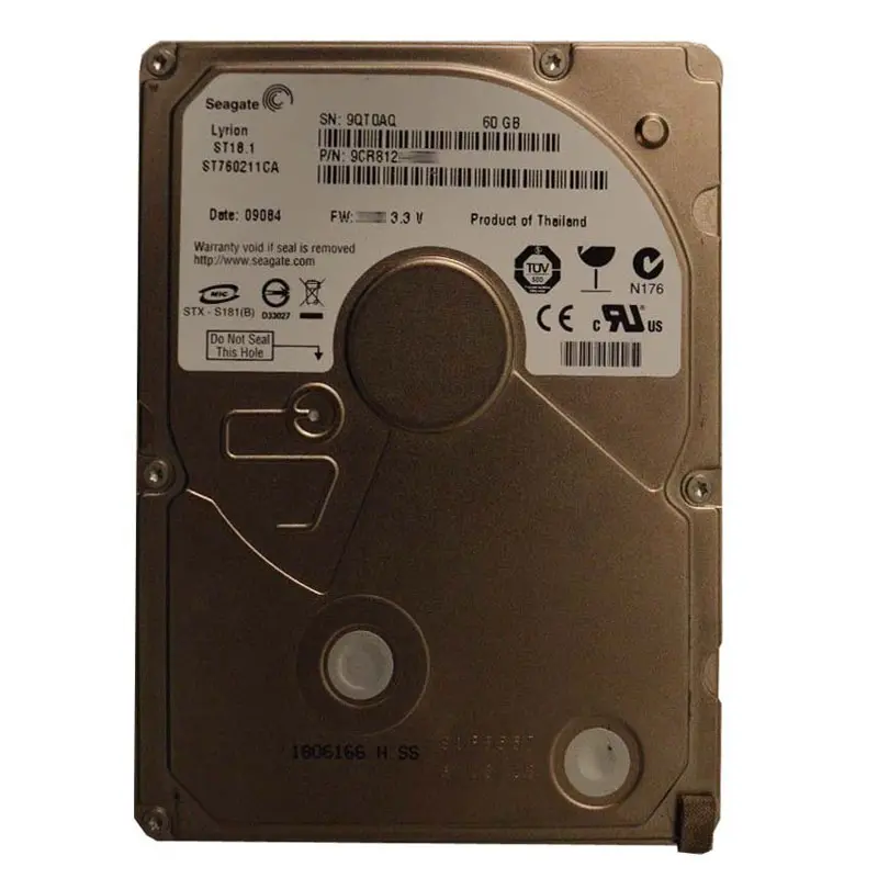 ST760211CA.jpg Seagate - 60GB 3.6K ATA 1.8" 2MB Cache Hard Drive - ST760211CA - Image 1