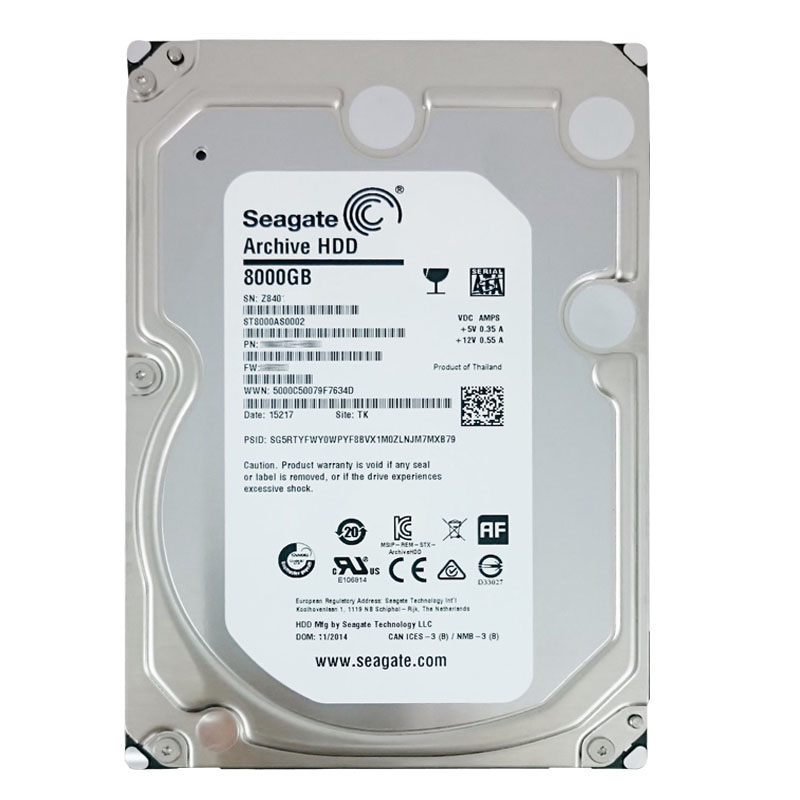 ST8000AS0002.jpg Seagate - 8TB 5.9K SATA 6.0Gbps 3.5" 128MB Cache Hard Drive - ST8000AS0002 - Image 1