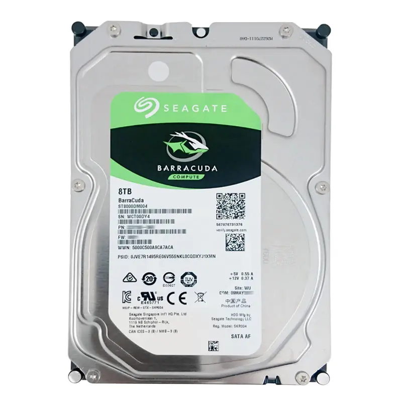 ST8000DM004.jpg Seagate - 8TB 7.2K SATA 6.0Gbps 3.5" 256MB Cache Hard Drive - ST8000DM004 - Image 1