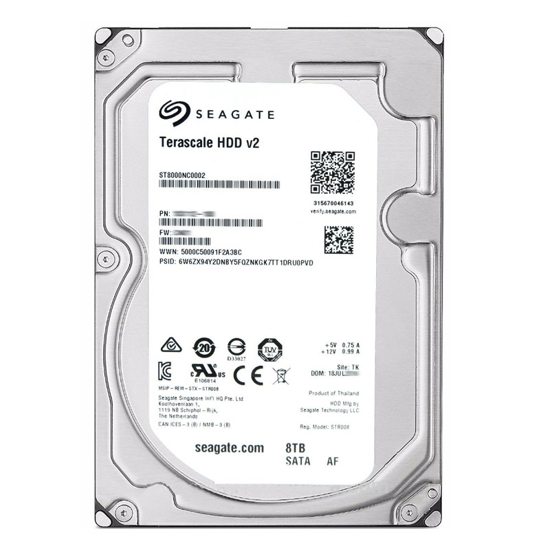 ST8000NC0002.jpg Seagate - 8TB 7.2K SATA 3.5" 256MB Cache Hard Drive - ST8000NC0002 - Image 1