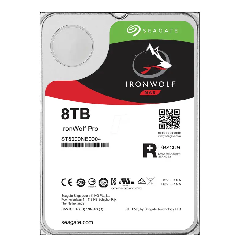 ST8000NE0004.jpg Seagate - 8TB 7.2K SATA 6.0Gbps 3.5" 256MB Cache Hard Drive - ST8000NE0004 - Image 1