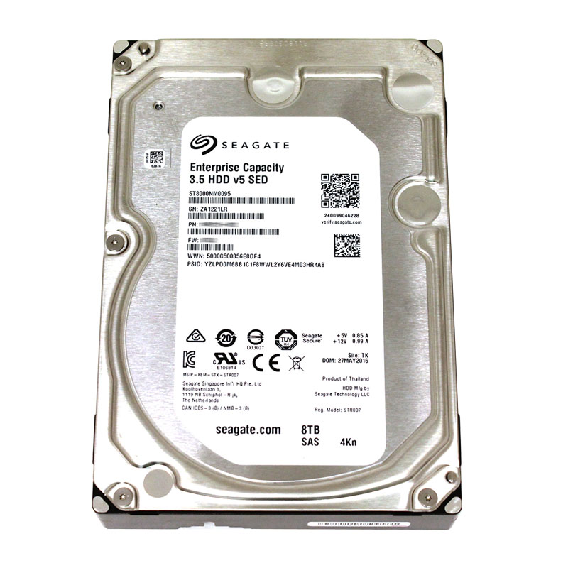 Seagate - 8TB 7.2K SAS 12.0Gbps 3.5" 256MB Cache Hard Drive - ST8000NM0095