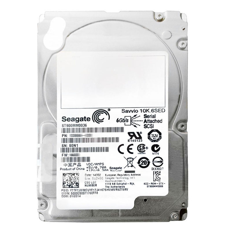 Seagate - 900GB 10K SAS 6.0Gbps 2.5" 64MB Cache Hard Drive - ST900MM0036