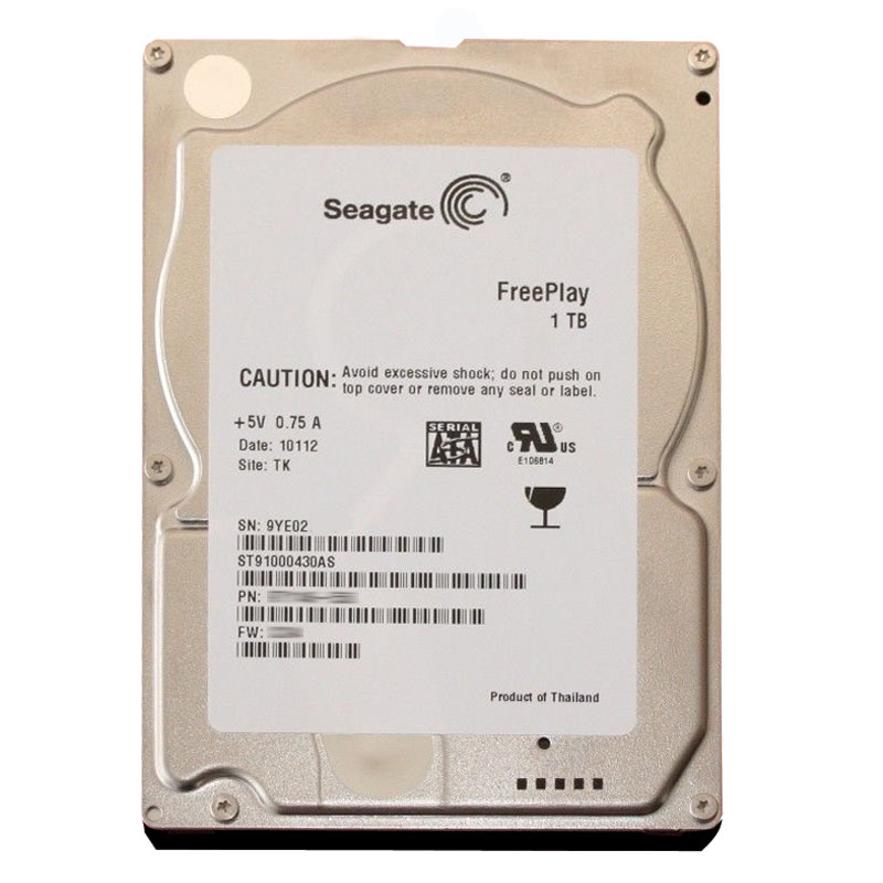 Seagate - 1TB 7.2K SATA 2.5" 32MB Cache Hard Drive - ST91000430AS