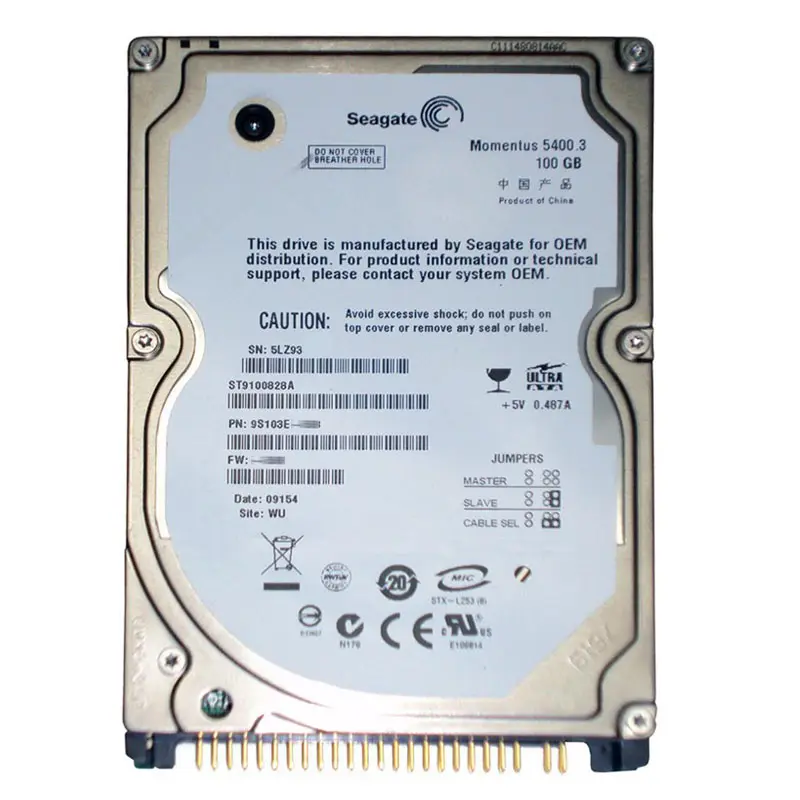 ST9100828A.jpg Seagate - 100GB 5.4K Ultra-ATA/100 2.5" 8MB Cache Hard Drive - ST9100828A - Image 1
