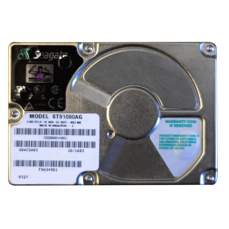 Seagate - 1.08GB 4.5K ATA-3 2.5" 103KB Cache Hard Drive - ST91080AG