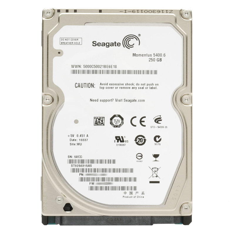 Seagate - 250GB 5.4K SATA 3.0Gbps 2.5" 8MB Cache Hard Drive - ST9250315AS