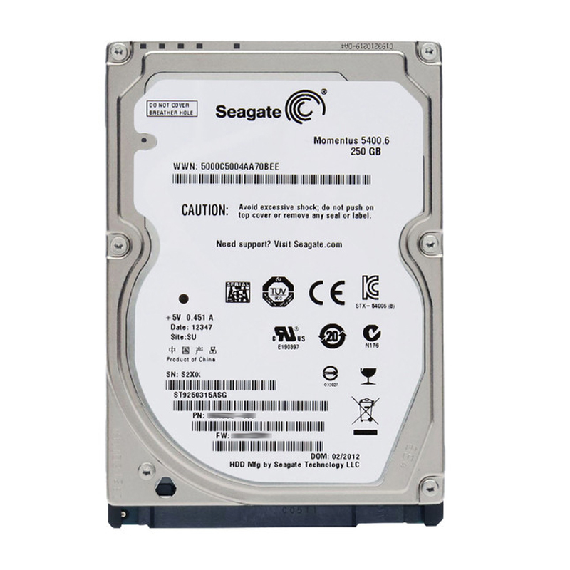Seagate - 250GB 5.4K SATA 2.5" 8MB Cache Hard Drive - ST9250315ASG