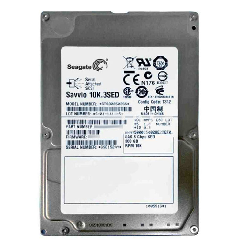 Seagate - 300GB 10K SAS 6.0Gbps 2.5" 16MB Cache Hard Drive - ST9300503SS