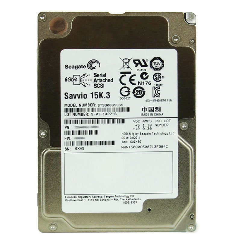 Seagate - 300GB 15K SAS 6.0Gbps 2.5" 64MB Cache Hard Drive - ST9300653SS