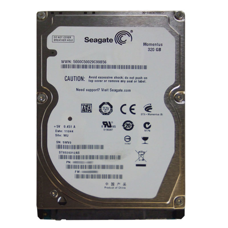 Seagate - 320GB 5.4K SATA 2.5" 8MB Cache Hard Drive - ST9320312AS