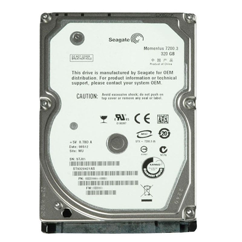 Seagate - 320GB 7.2K SATA 3.0Gbps NCQ 2.5" 16MB Cache Hard Drive - ST9320421AS