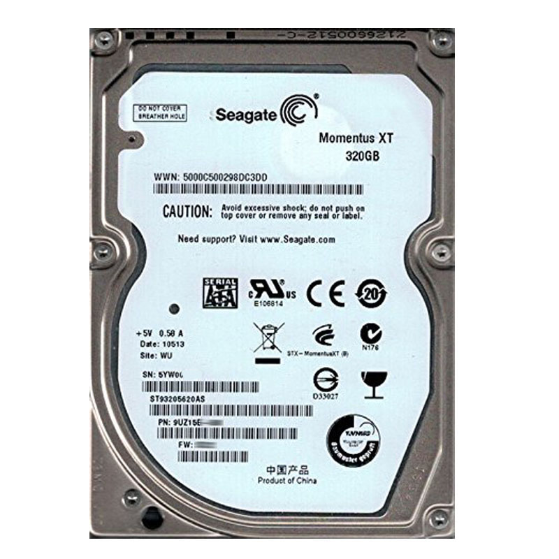 Seagate - 320GB 7.2K SATA 3.0Gbps 2.5" 32MB Cache Hard Drive - ST93205620AS