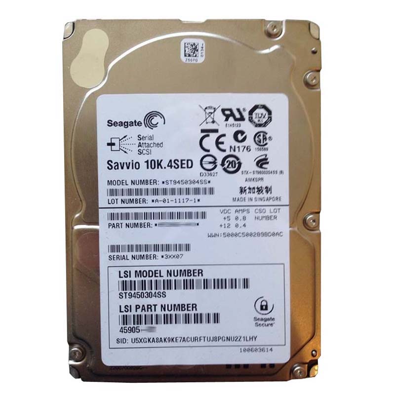 Seagate - 450GB 10K SAS 6.0Gbps 2.5" 16MB Cache Hard Drive - ST9450304SS