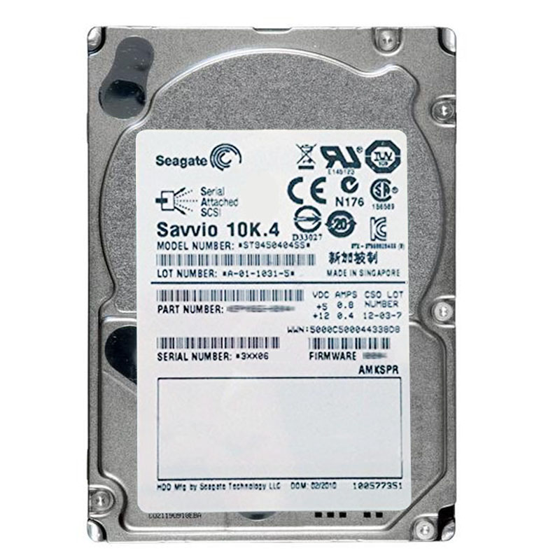 Seagate - 450GB 10K SAS 6.0Gbps 2.5" 16MB Cache Hard Drive - ST9450404SS