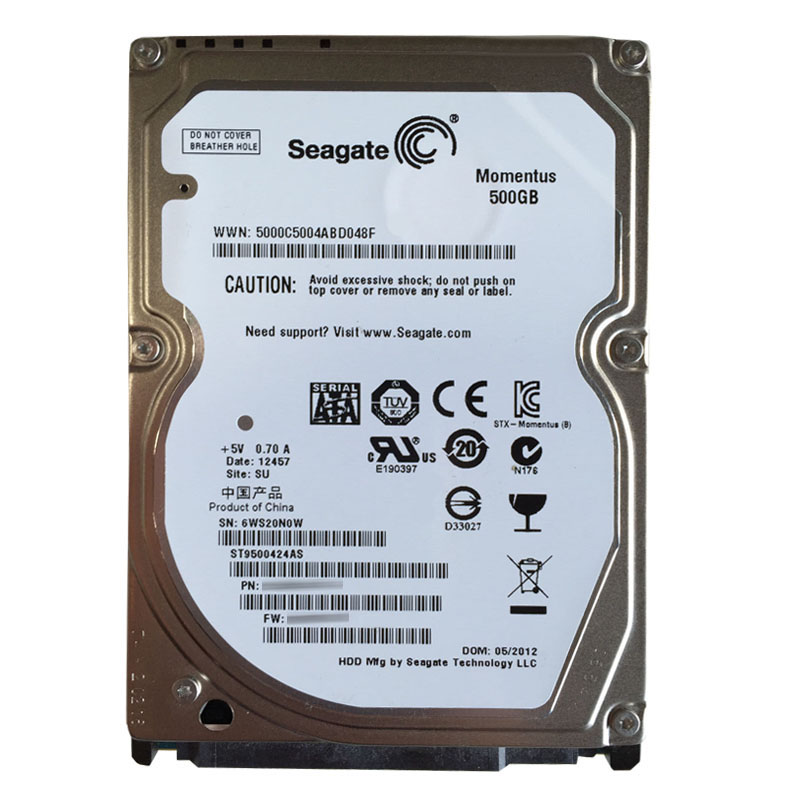 Seagate - 500GB 7.2K SATA-II 3.0Gbps 2.5" 16MB Cache Hard Drive - ST9500424AS