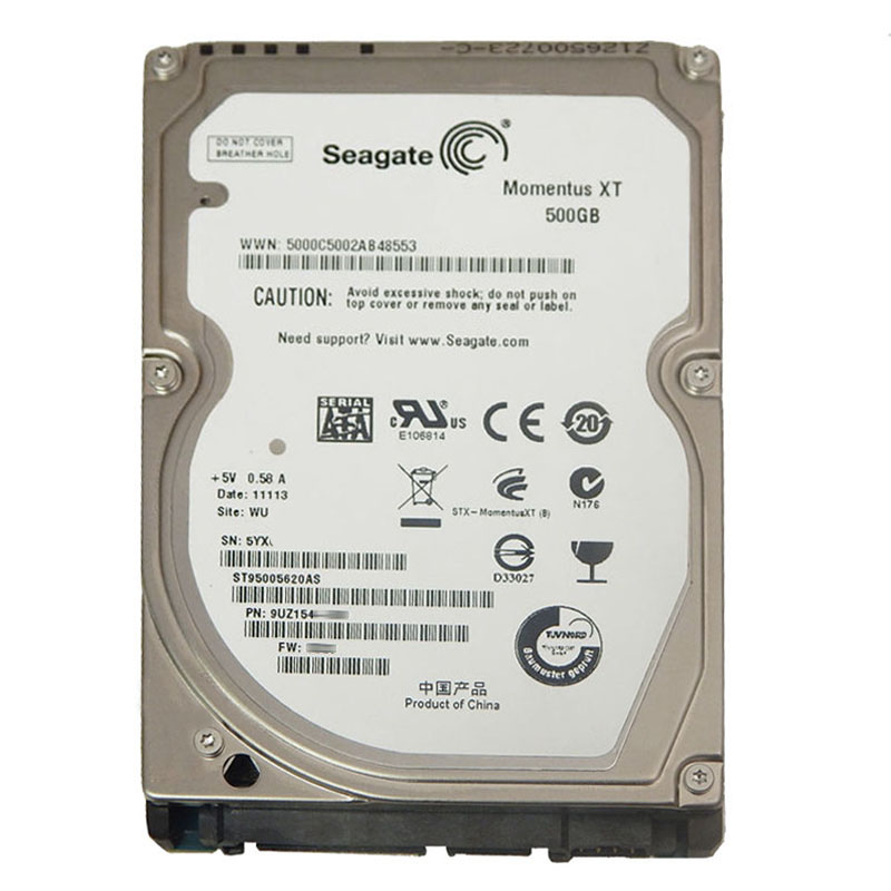 Seagate - 500GB 7.2K SATA 3.0Gbps NCQ 2.5" 32MB Cache Hard Drive - ST95005620AS