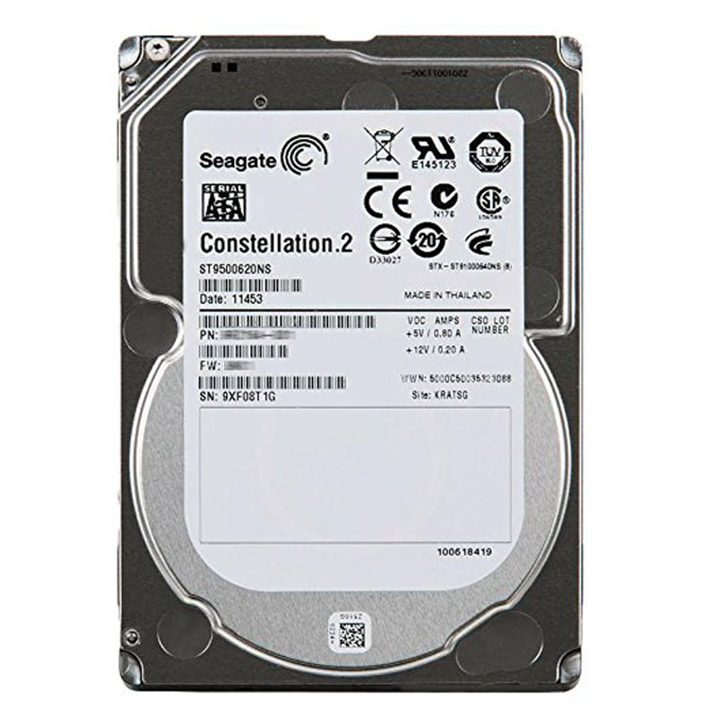 Seagate - 500GB 7.2K SATA 6.0Gbps 2.5" 64MB Cache Hard Drive - ST9500620NS