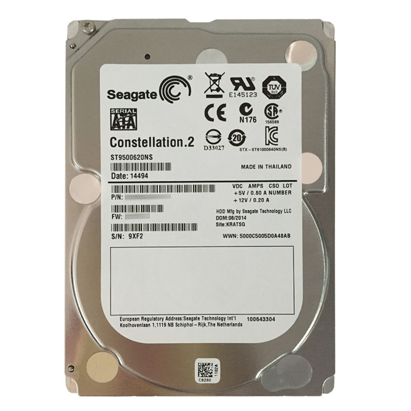Seagate - 500GB 7.2K SAS 6.0Gbps 2.5" 64MB Cache Hard Drive - ST9500620SS