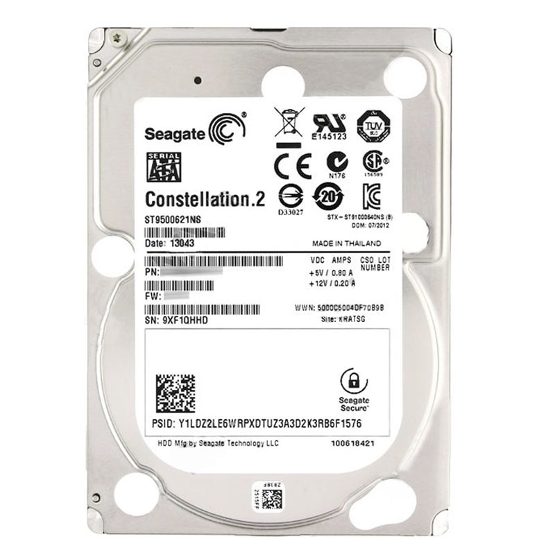 Seagate - 500GB 7.2K SATA 6.0Gbps 2.5" 64MB Cache Hard Drive - ST9500621NS
