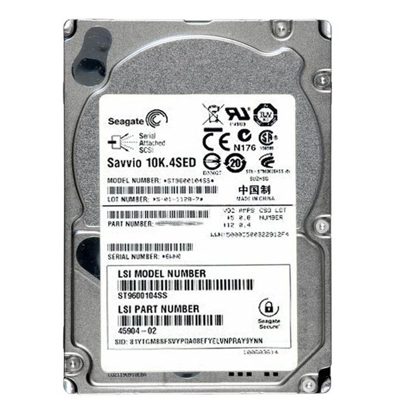 Seagate - 600GB 10K SAS 6.0Gbps 2.5" 16MB Cache Hard Drive - ST9600104SS