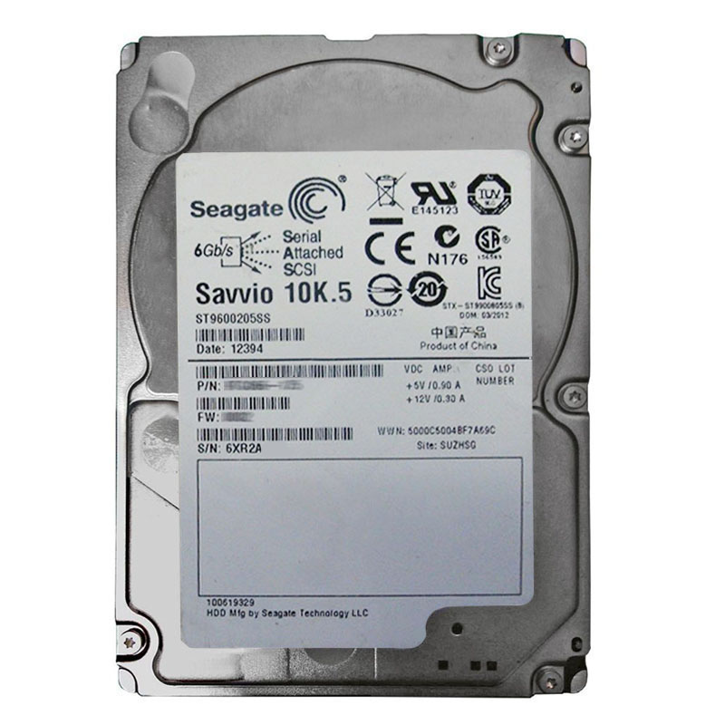 Seagate - 600GB 10K SAS 6.0Gbps 2.5" 64MB Cache Hard Drive - ST9600205SS