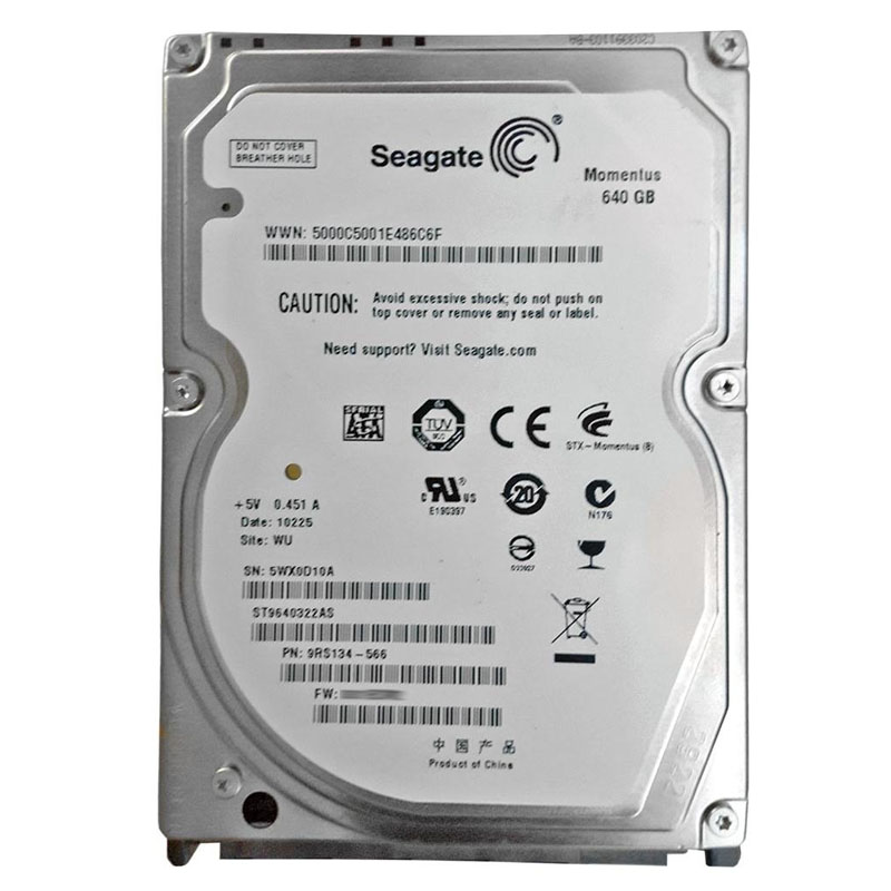 Seagate - 640GB 5.4K SATA 2.5" Hard Drive - ST9640322AS
