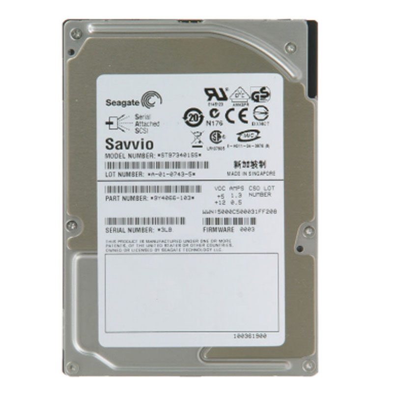 Seagate - 73.4GB 10K SAS 3.0Gbps 2.5" 8MB Cache Hard Drive - ST973401SS