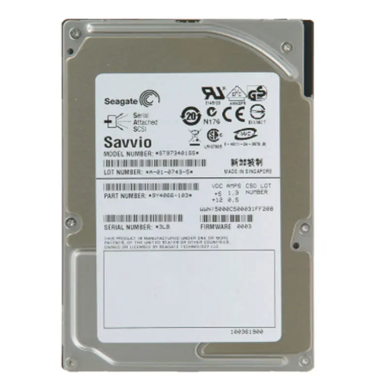 ST973401SS.jpg Seagate - 73.4GB 10K SAS 3.0Gbps 2.5" 8MB Cache Hard Drive - ST973401SS - Image 1