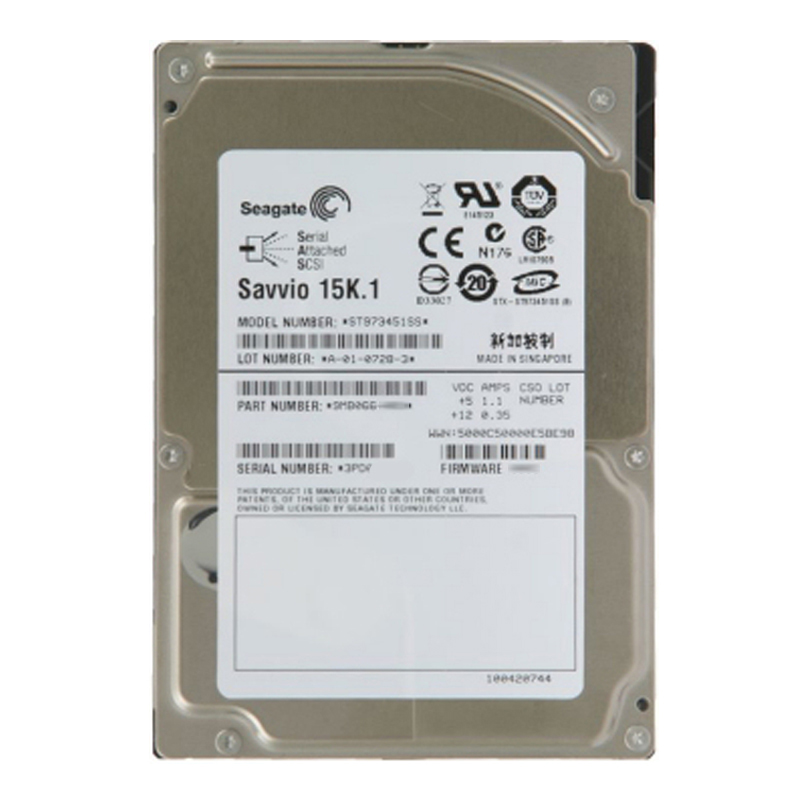 Seagate - 73.4GB 15K SAS 3.0Gbps 2.5" 16MB Cache Hard Drive - ST973451SS