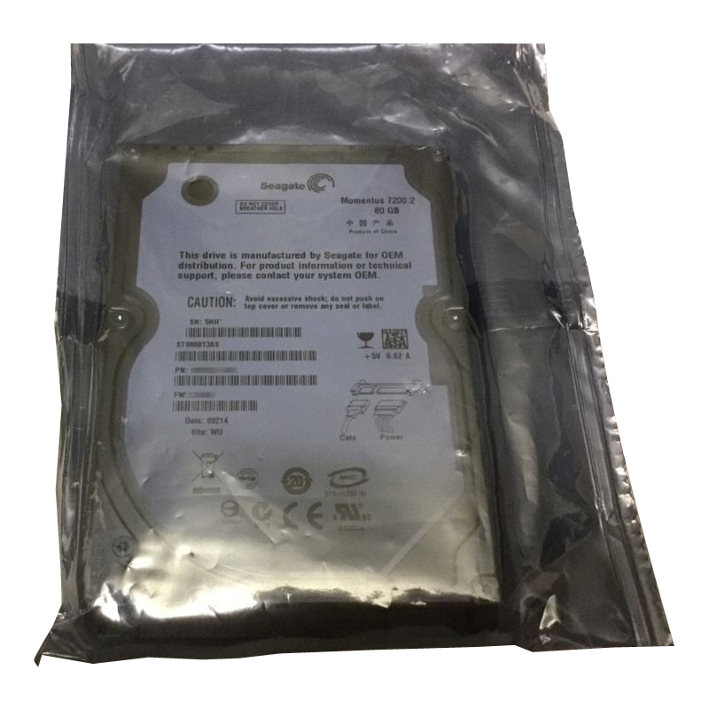 Seagate - 80GB 7.2K SATA 3.0Gbps 2.5" 8MB Cache Hard Drive - ST980813AS