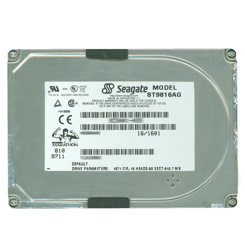Seagate - 810MB 4.5K IDE 2.5" 120KB Cache Hard Drive - ST9816AG