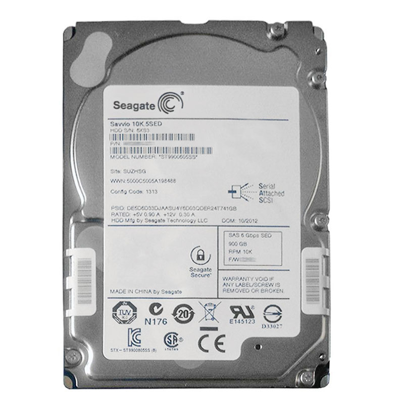 Seagate - 900GB 10K SAS 6.0Gbps 2.5" 64MB Cache Hard Drive - ST9900605SS
