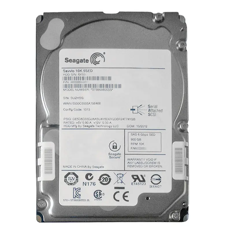 ST9900605SS.jpg Seagate - 900GB 10K SAS 6.0Gbps 2.5" 64MB Cache Hard Drive - ST9900605SS - Image 1