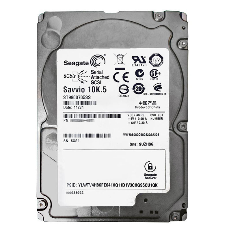 Seagate - 900GB 10K SAS 6.0Gbps 2.5" 64MB Cache Hard Drive - ST9900705SS