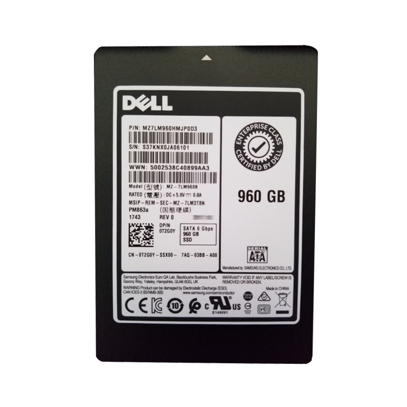 Dell - 960GB SATA 6.0Gbps 2.5" SSD - T2G0Y